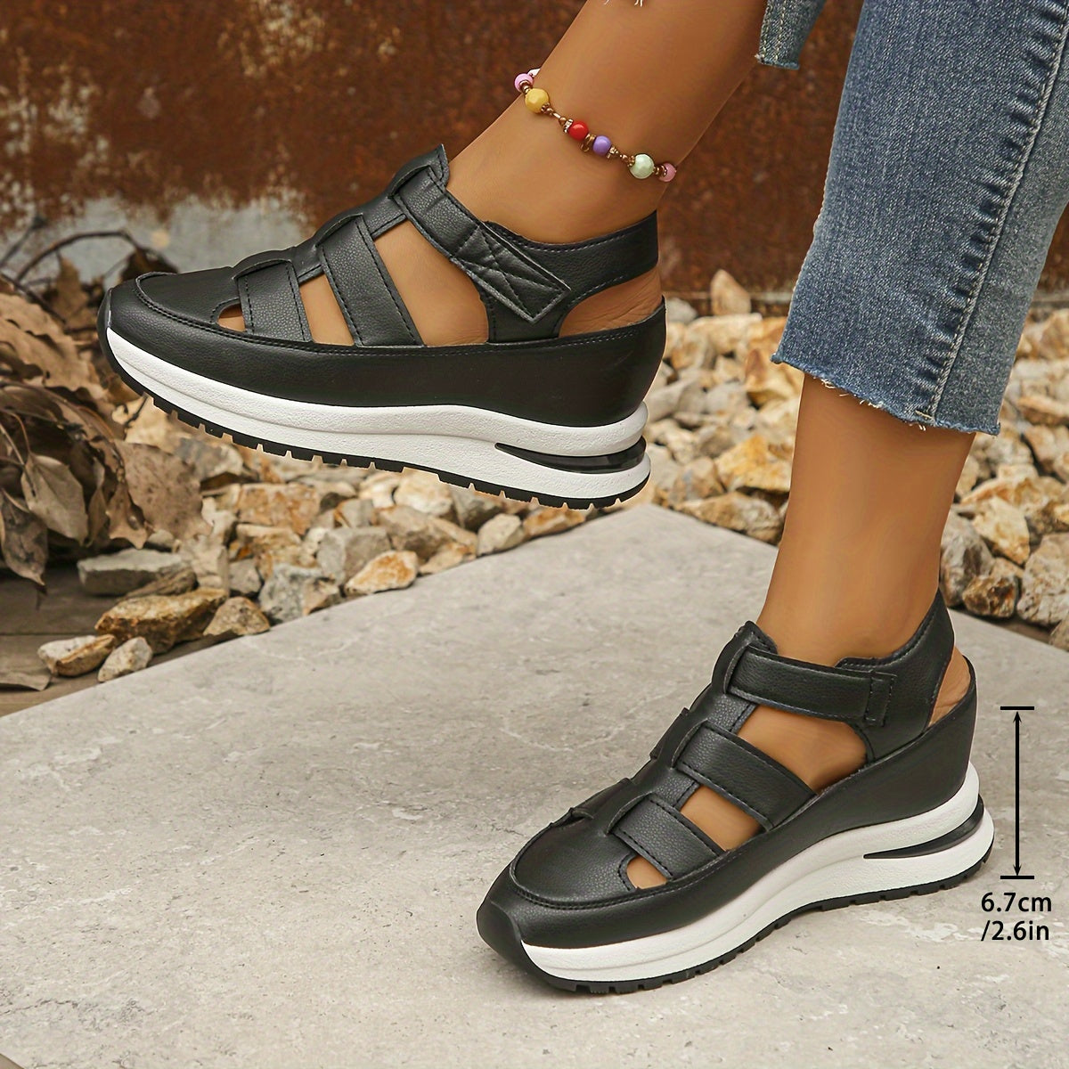 Plattform Sandalen – Weiche Sohle Atmungsaktiv Bequem für den Sommer