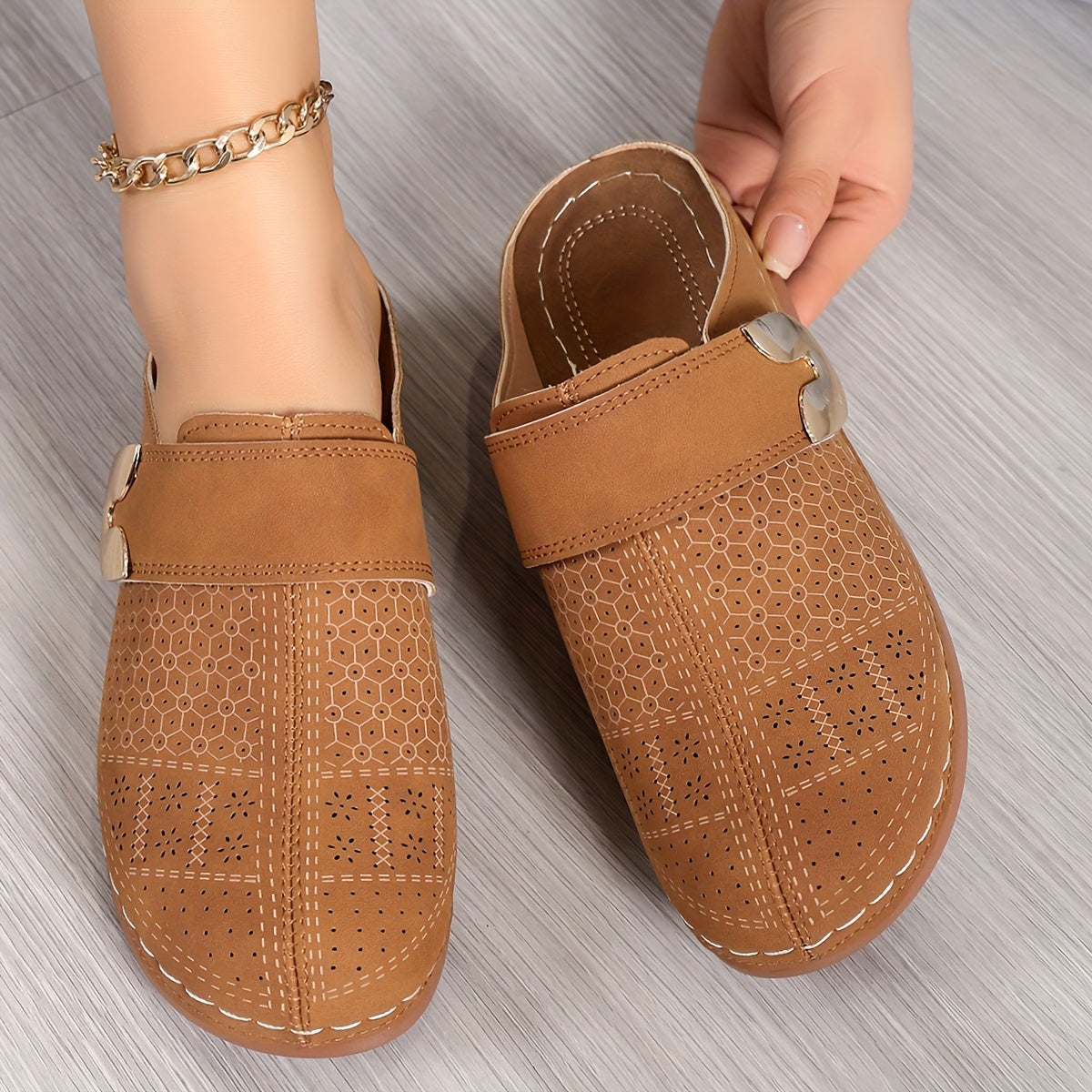 Keilsandalen Bequeme Slip-On Plateau Sandalen Sommer Schuhe