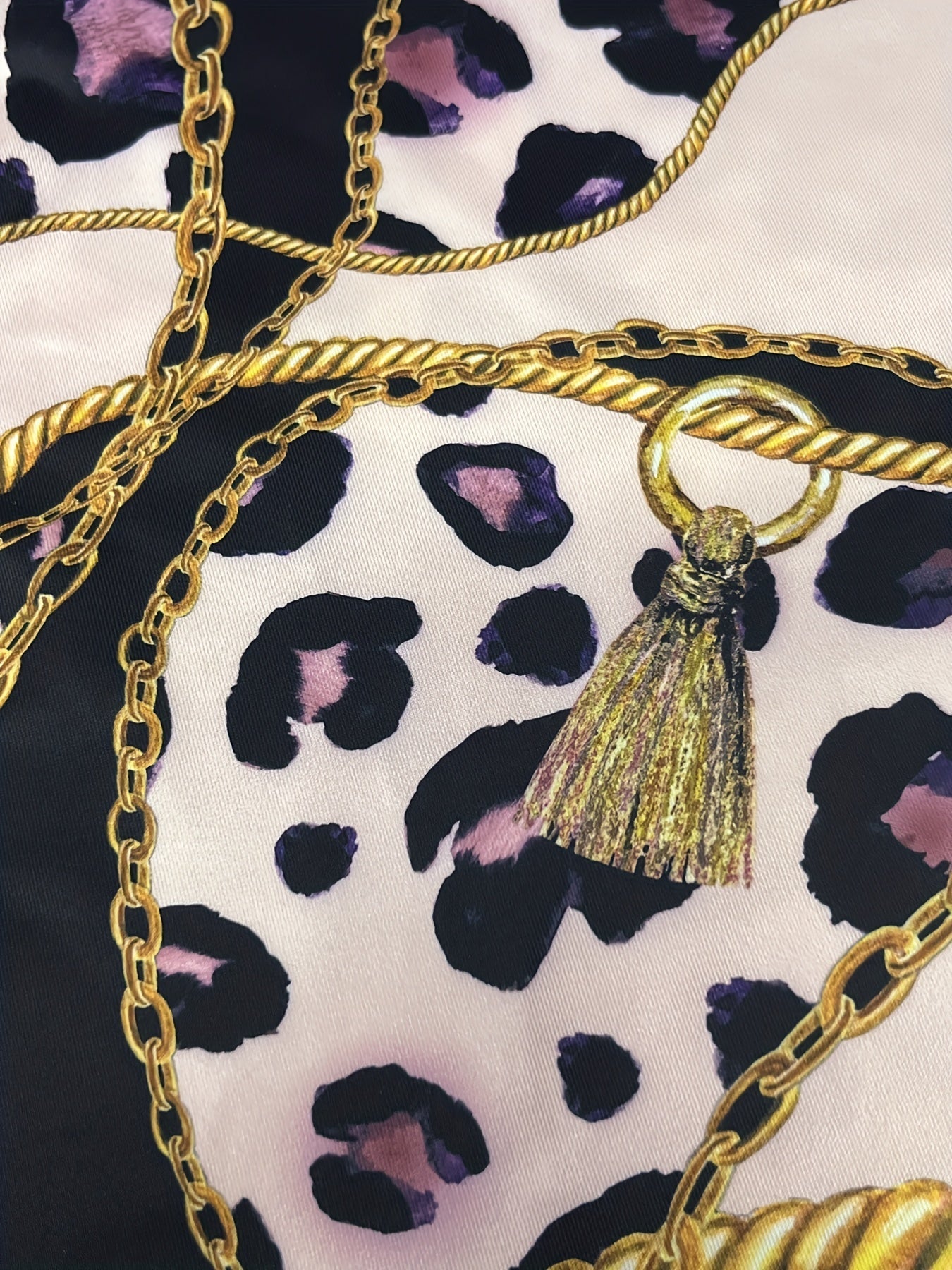 Damen Sommerkleid Leopard und Gold Glitter