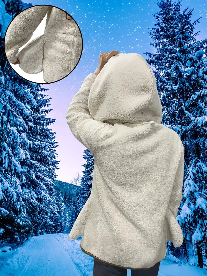 Frostine - Warme Fleece-Langjacke