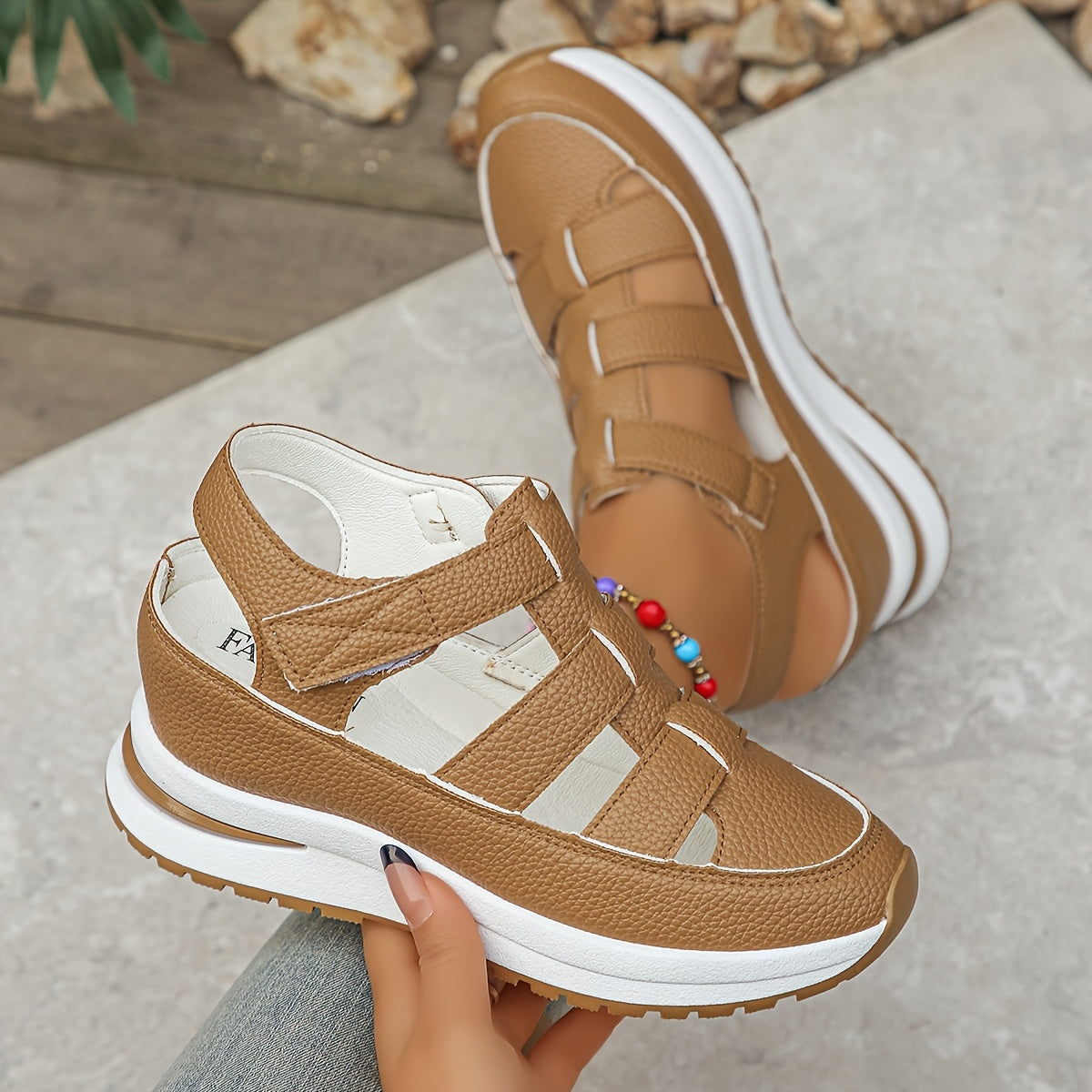 Plattform Sandalen – Weiche Sohle Atmungsaktiv Bequem für den Sommer