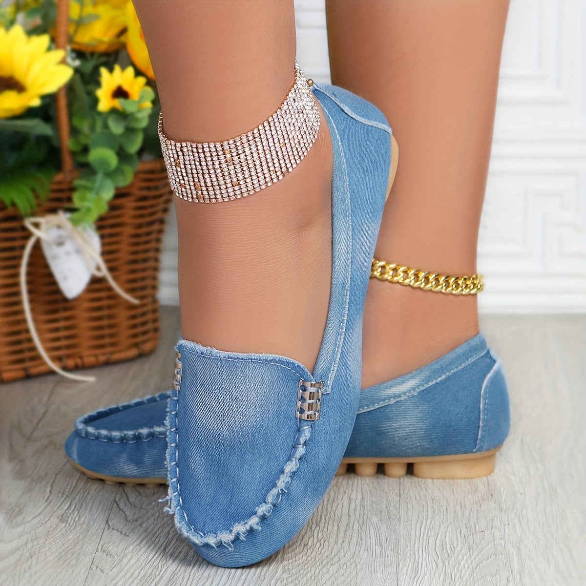 Himmelswolke Musterwohnungen, Leichte Slip-On Schuhe, Lässiges Gehen Schuhe