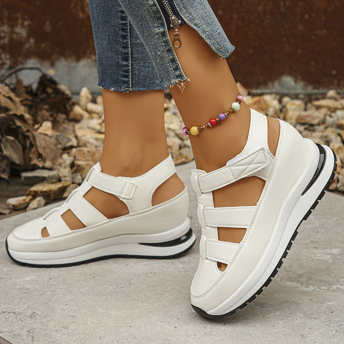 Plattform Sandalen – Weiche Sohle Atmungsaktiv Bequem für den Sommer