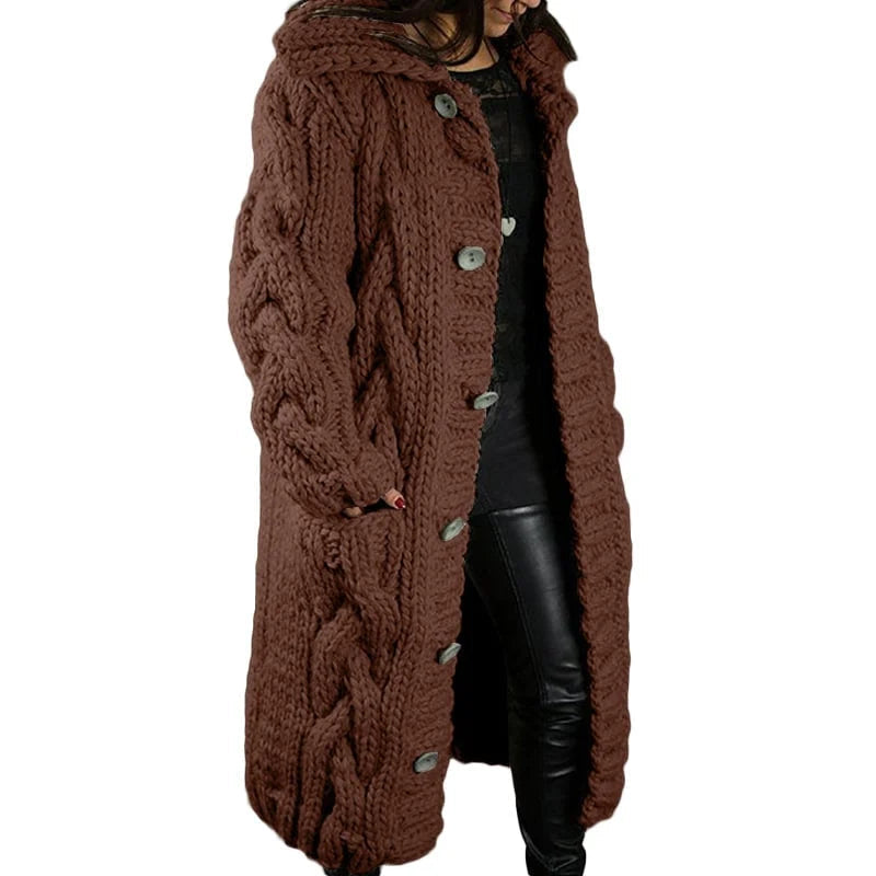 Isabella - LANGE STRICKJACKE