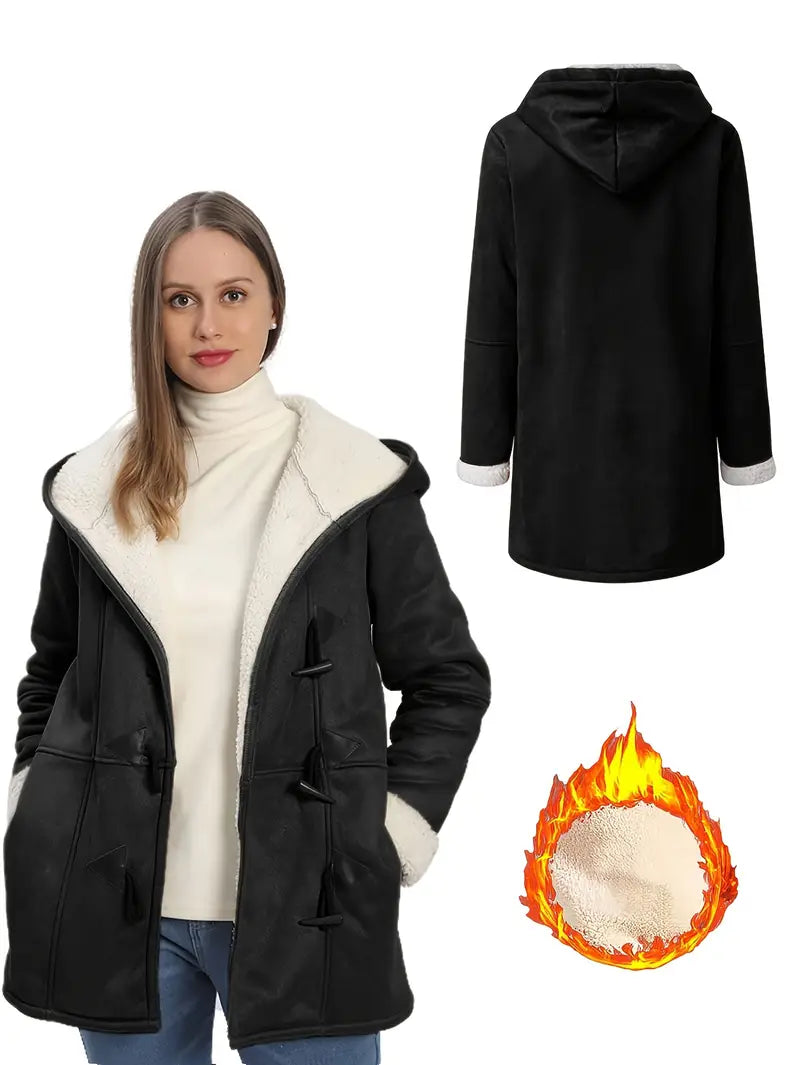 Frostine - Warme Fleece-Langjacke