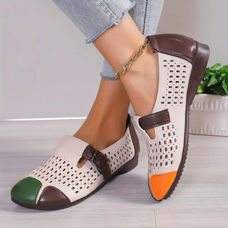 Lässige flache Slip-On-Schuhe