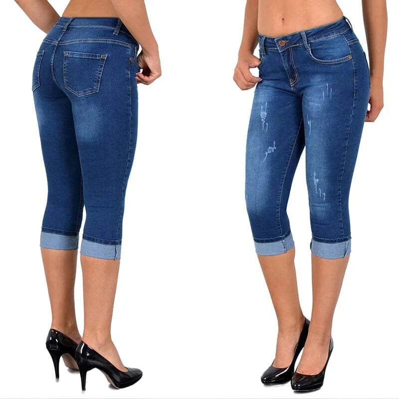 Emilie Denim-Leggings in Übergröße