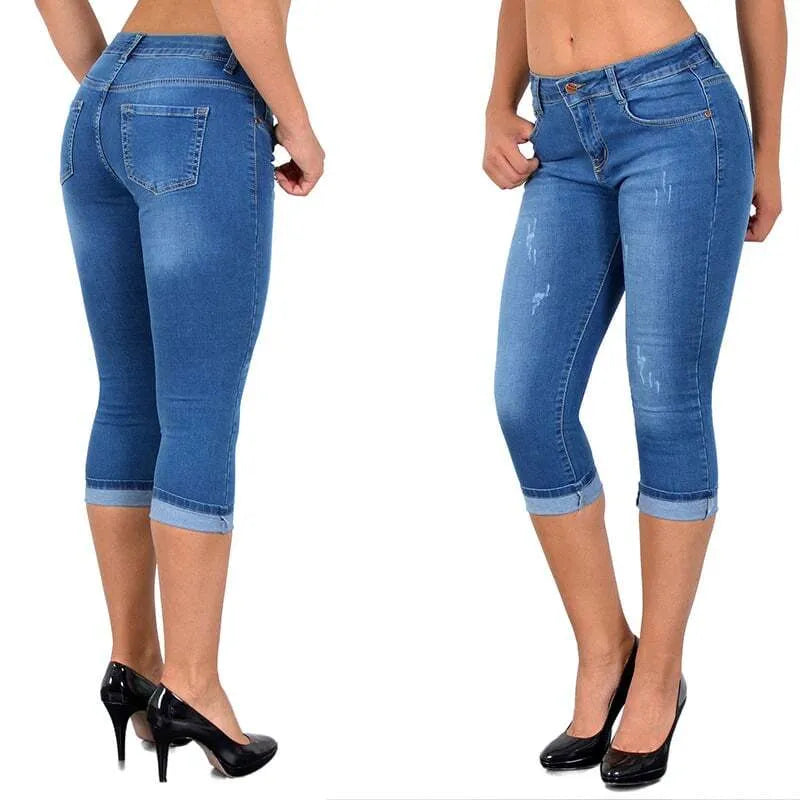 Emilie Denim-Leggings in Übergröße