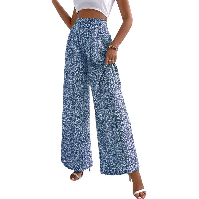 Jasmin's Florale Eleganz Bootcut-Hosen