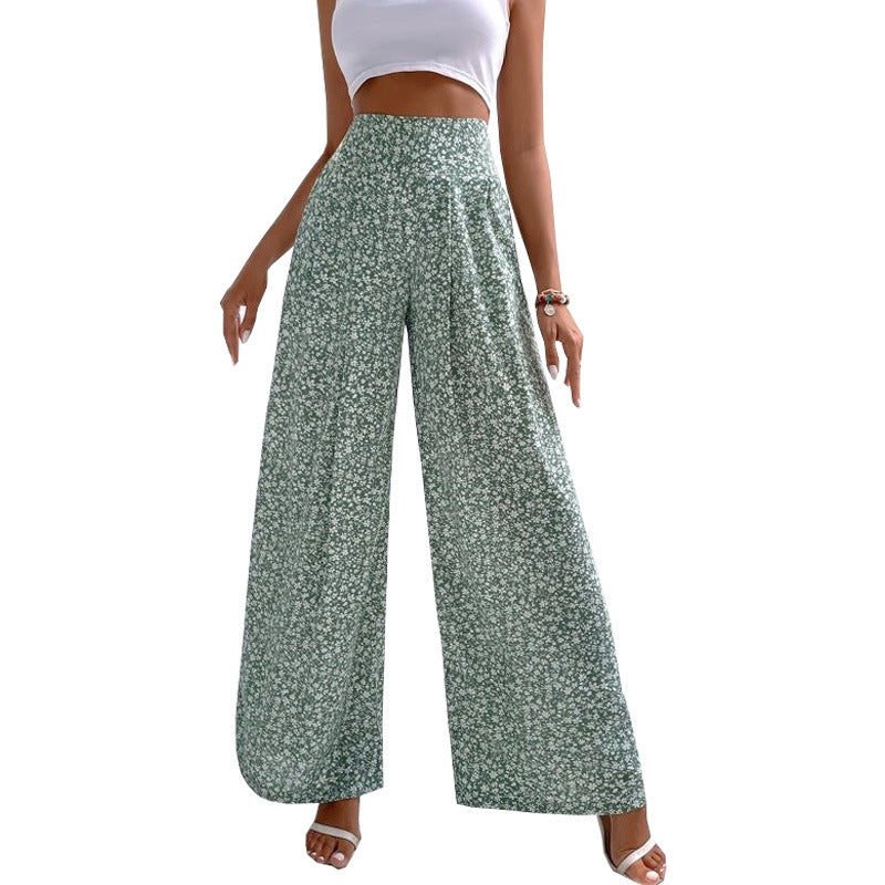 Jasmin's Florale Eleganz Bootcut-Hosen