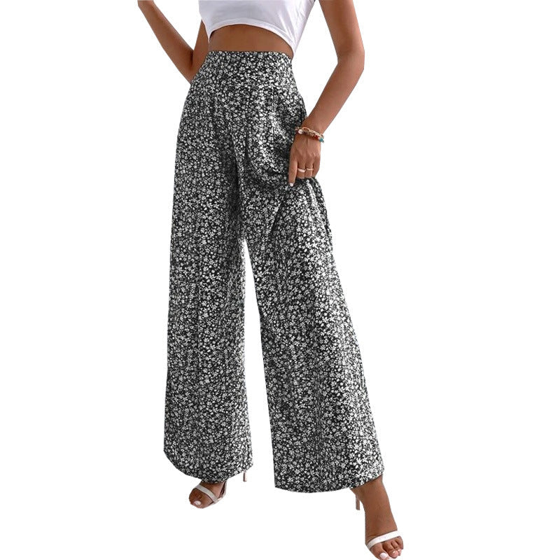 Jasmin's Florale Eleganz Bootcut-Hosen