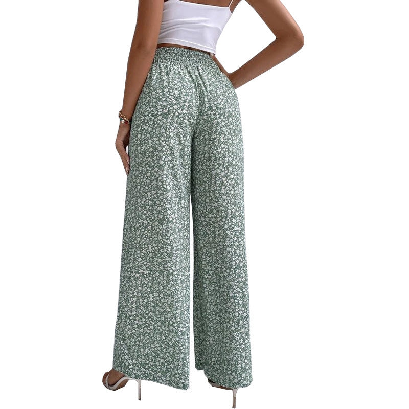 Jasmin's Florale Eleganz Bootcut-Hosen