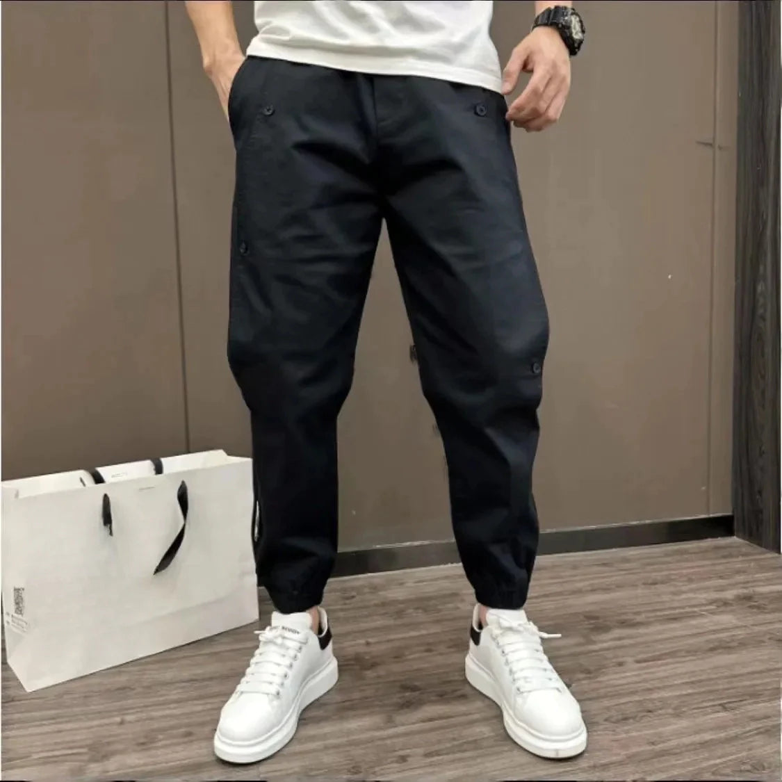 Zach's lässige Knopfhose