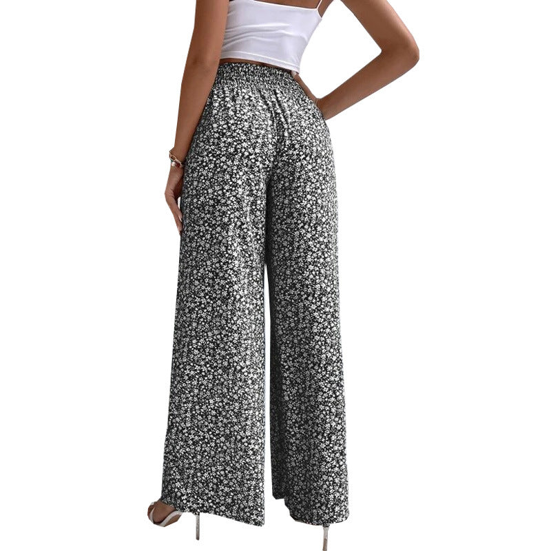 Jasmin's Florale Eleganz Bootcut-Hosen