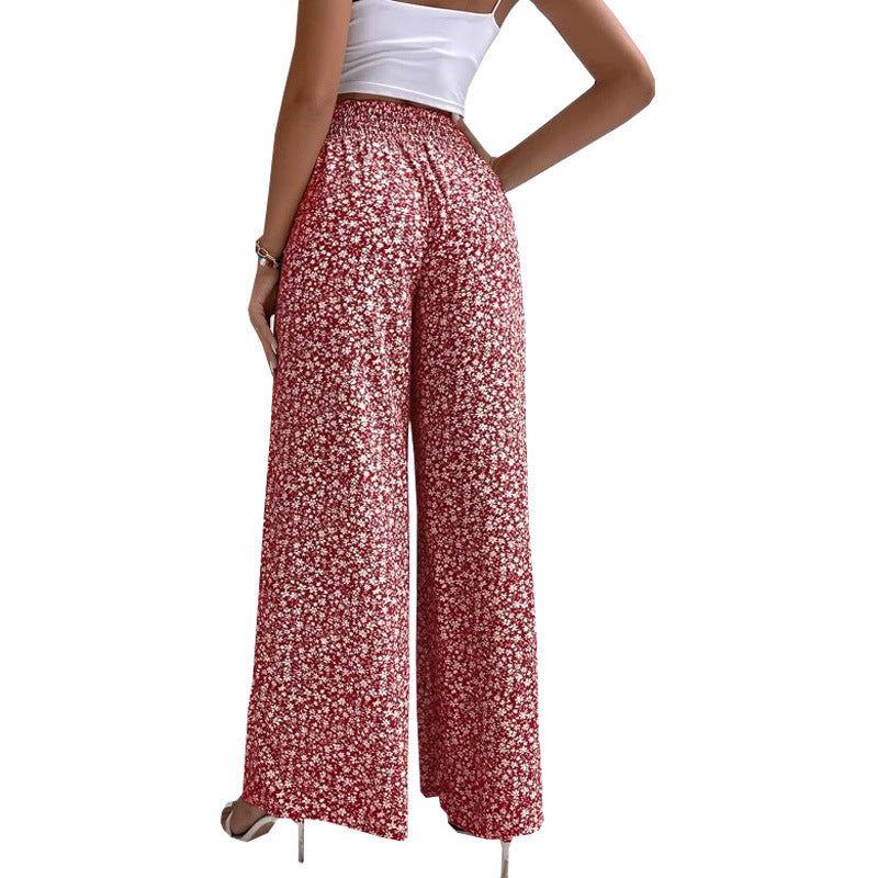 Jasmin's Florale Eleganz Bootcut-Hosen