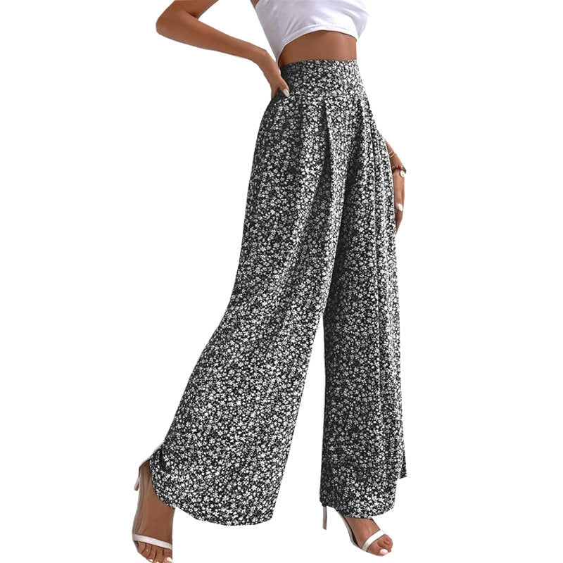 Jasmin's Florale Eleganz Bootcut-Hosen