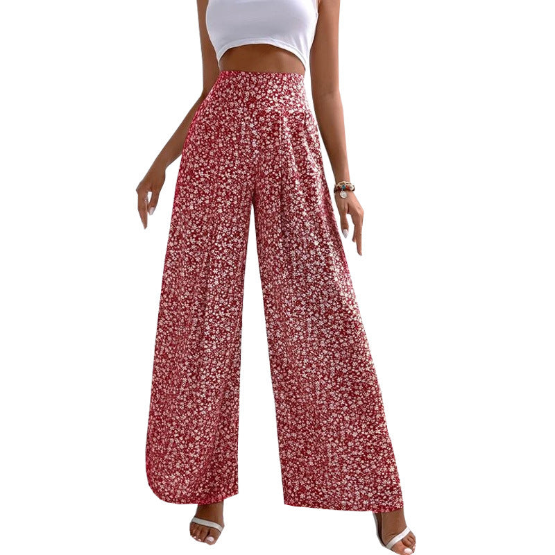Jasmin's Florale Eleganz Bootcut-Hosen