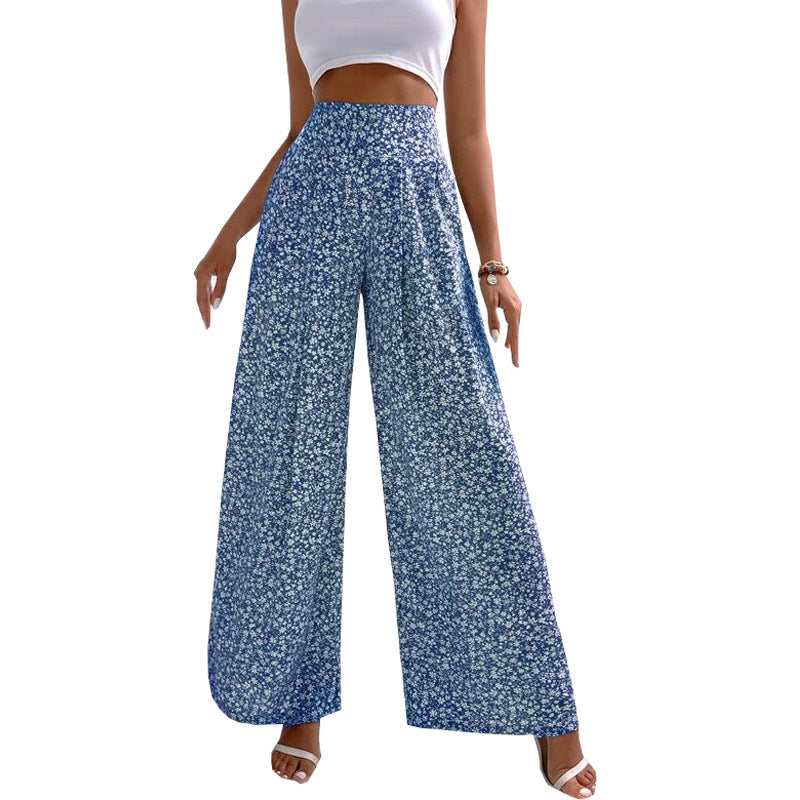 Jasmin's Florale Eleganz Bootcut-Hosen