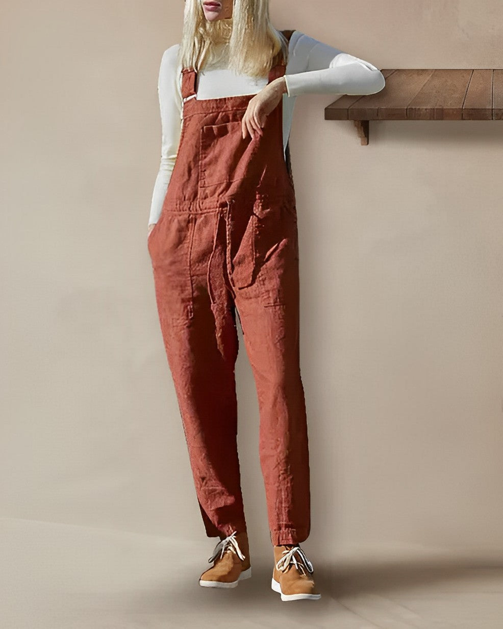 GERIPPTER VINTAGE-SOMMEROVERALL - NESSA
