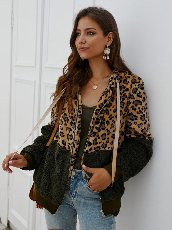 Clarity | Langärmelige Jacke mit Leopardenmuster