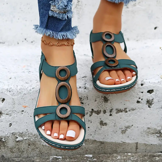 Leichte, flache Sandalen für jeden Tag mit Komfort