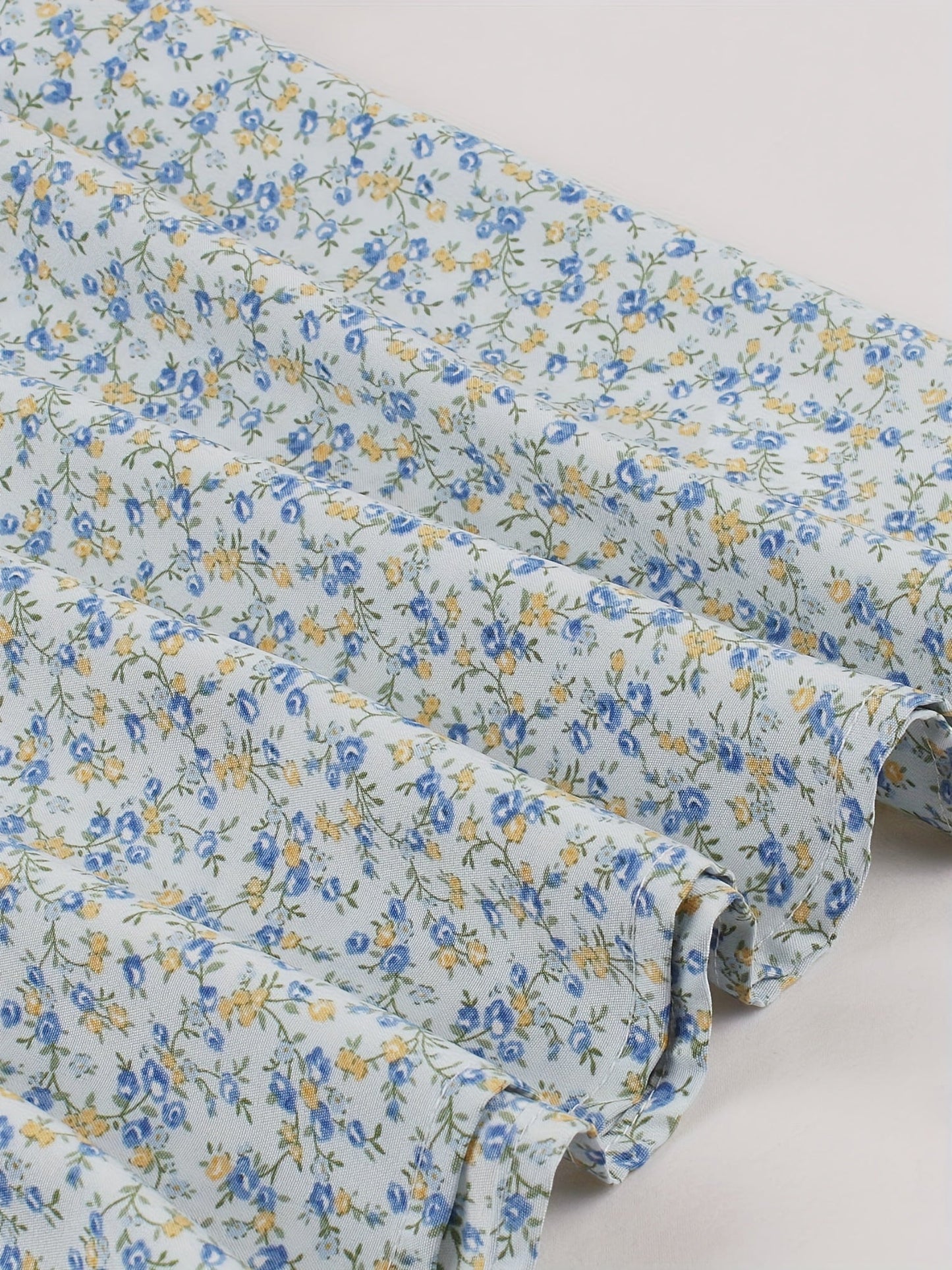 Elegantes Sommerkleid – Ärmelloses A-Linien-Midikleid mit Blumenmuster