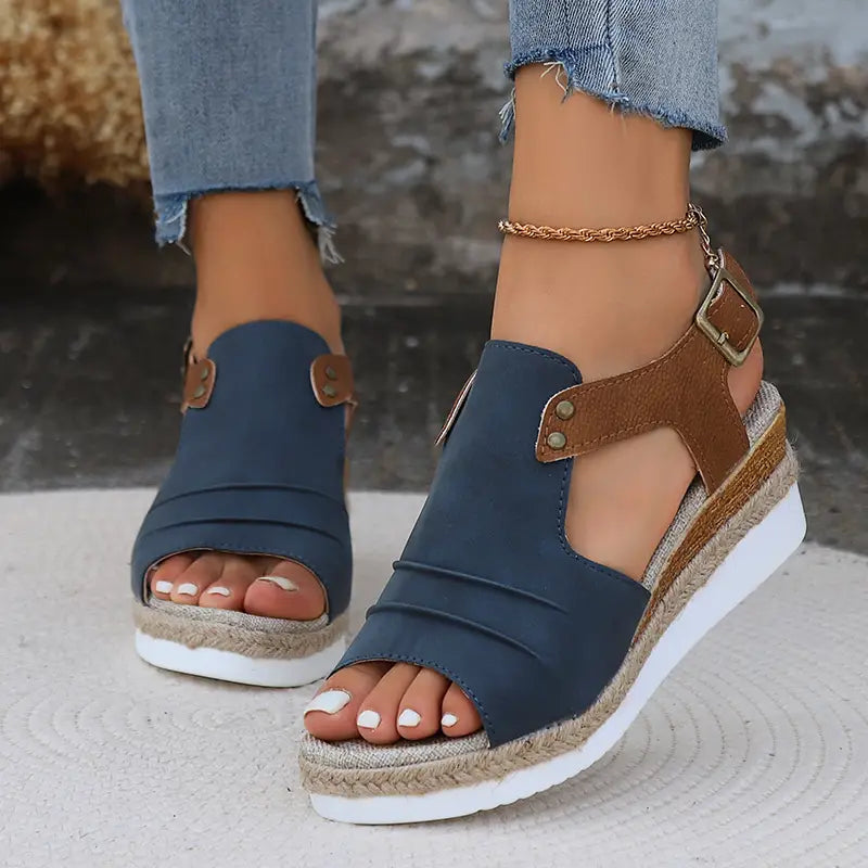 Lässige Keilsandalen Vielseitiger Sommerstil