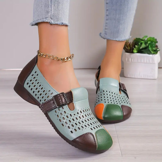 Lässige flache Slip-On-Schuhe