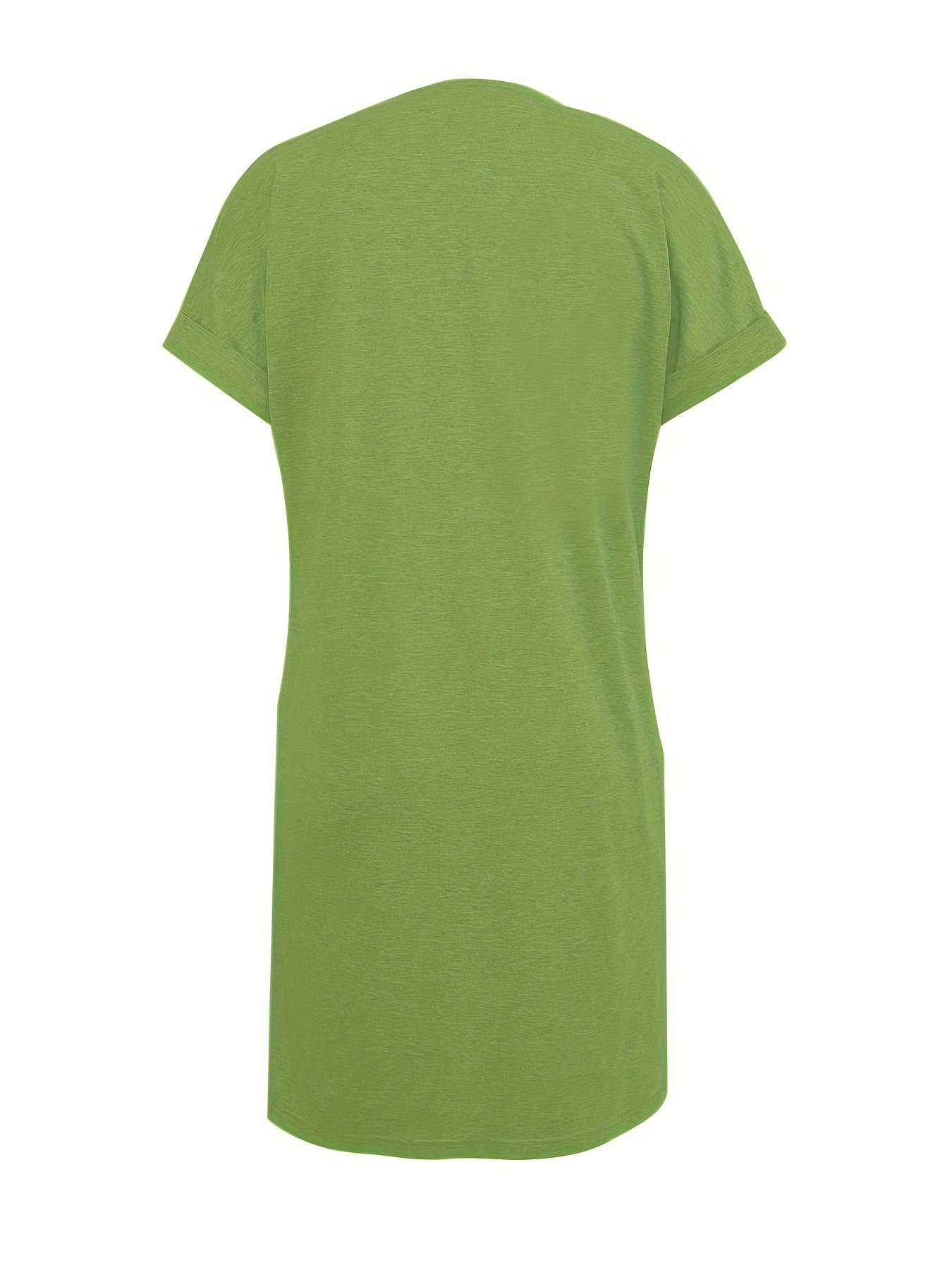 Luftiges Freizeitkleid mit Taschen – Kurzarm, Sommer & Frühling