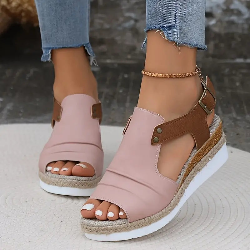 Lässige Keilsandalen Vielseitiger Sommerstil