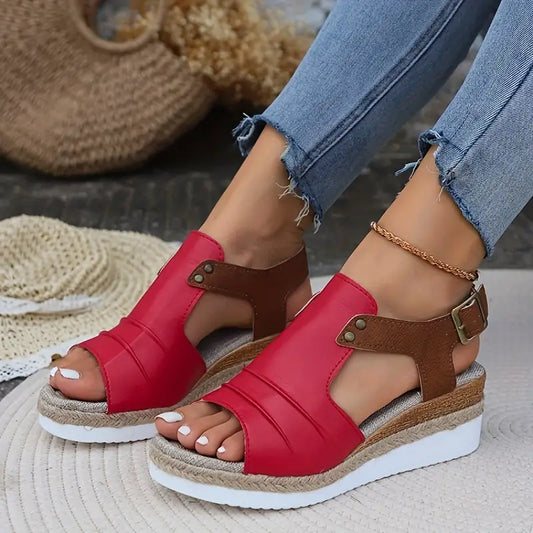 Lässige Keilsandalen Vielseitiger Sommerstil