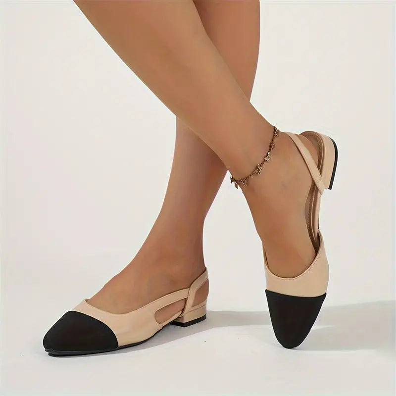 Elegante, bequeme Abendschuhe mit Knöchelriemen und niedrigem Absatz