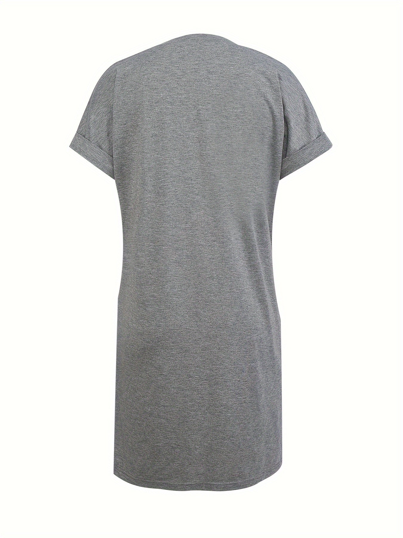 Luftiges Freizeitkleid mit Taschen – Kurzarm, Sommer & Frühling