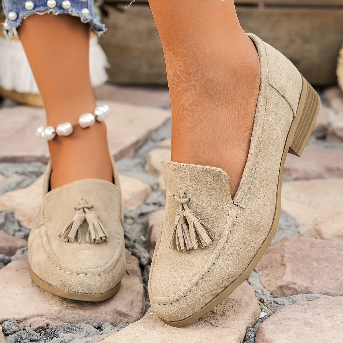Tassel Loafers – Lässige Slip-On Schuhe mit Weicher Sohle