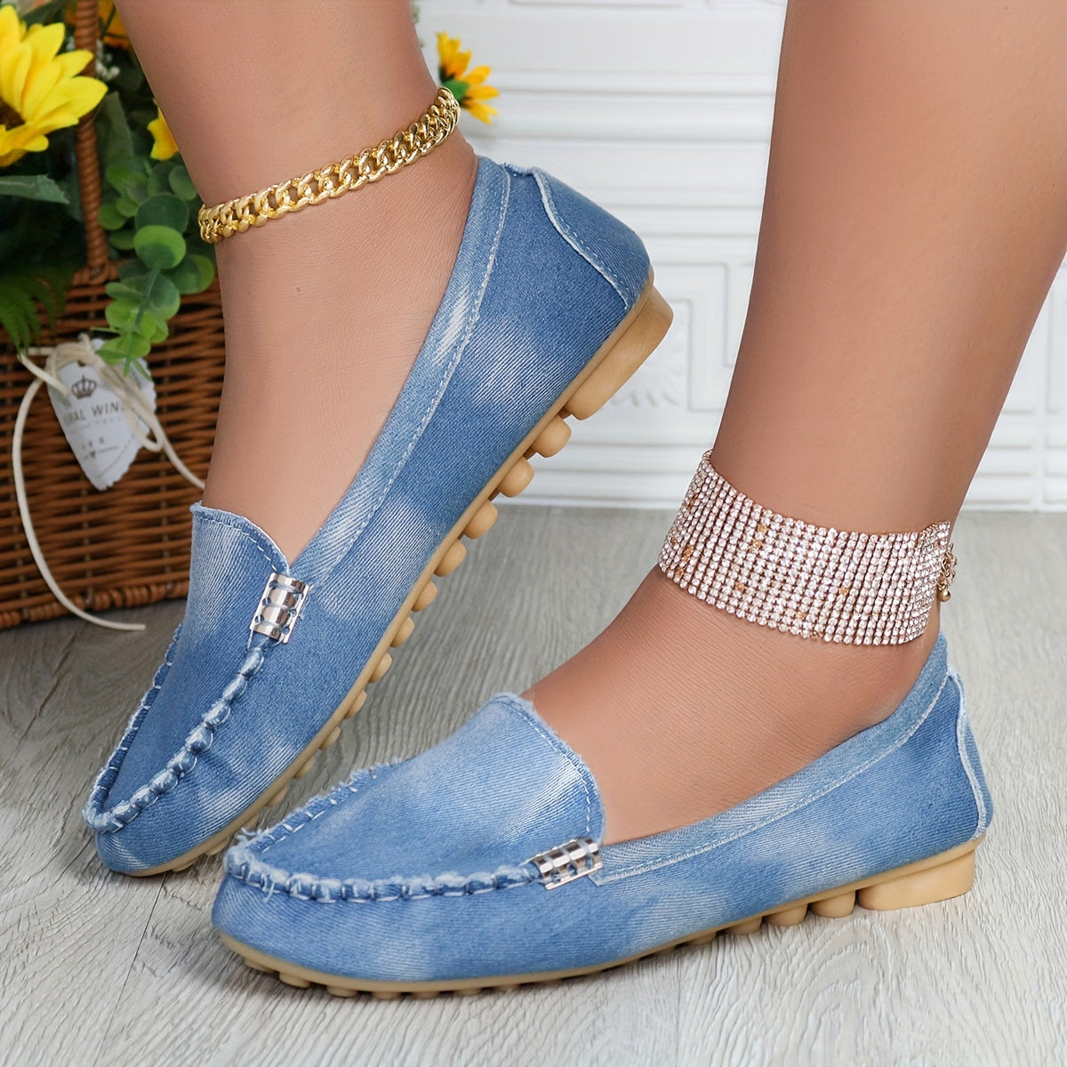 Himmelswolke Musterwohnungen, Leichte Slip-On Schuhe, Lässiges Gehen Schuhe