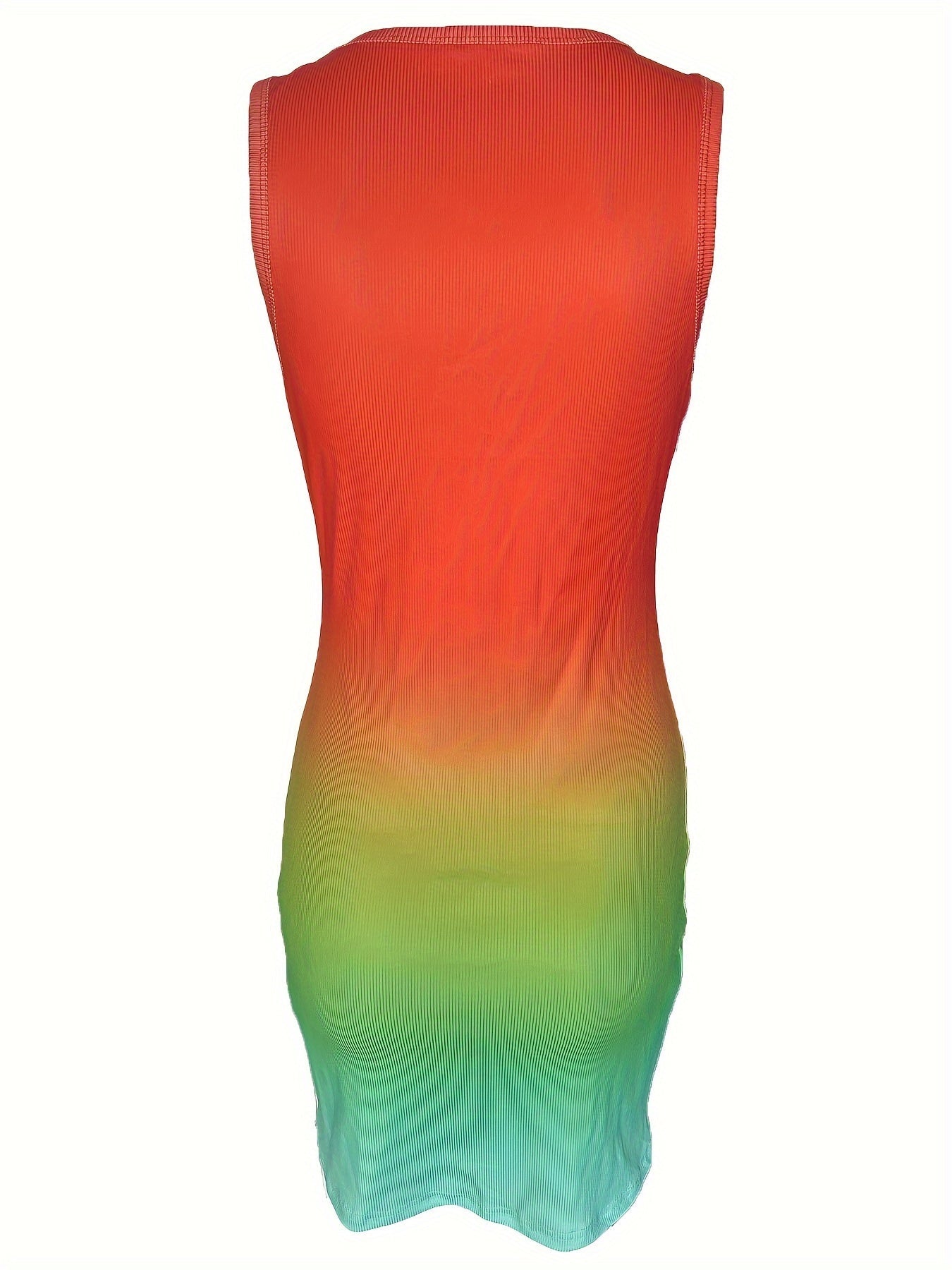 Elegantes Bodycon-Kleid mit Farbverlaufsdruck für Frauen