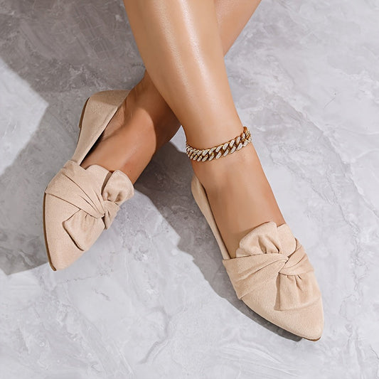 Slip-On Loafer mit Schleife – Bequeme, Rutschfeste Ballerinas