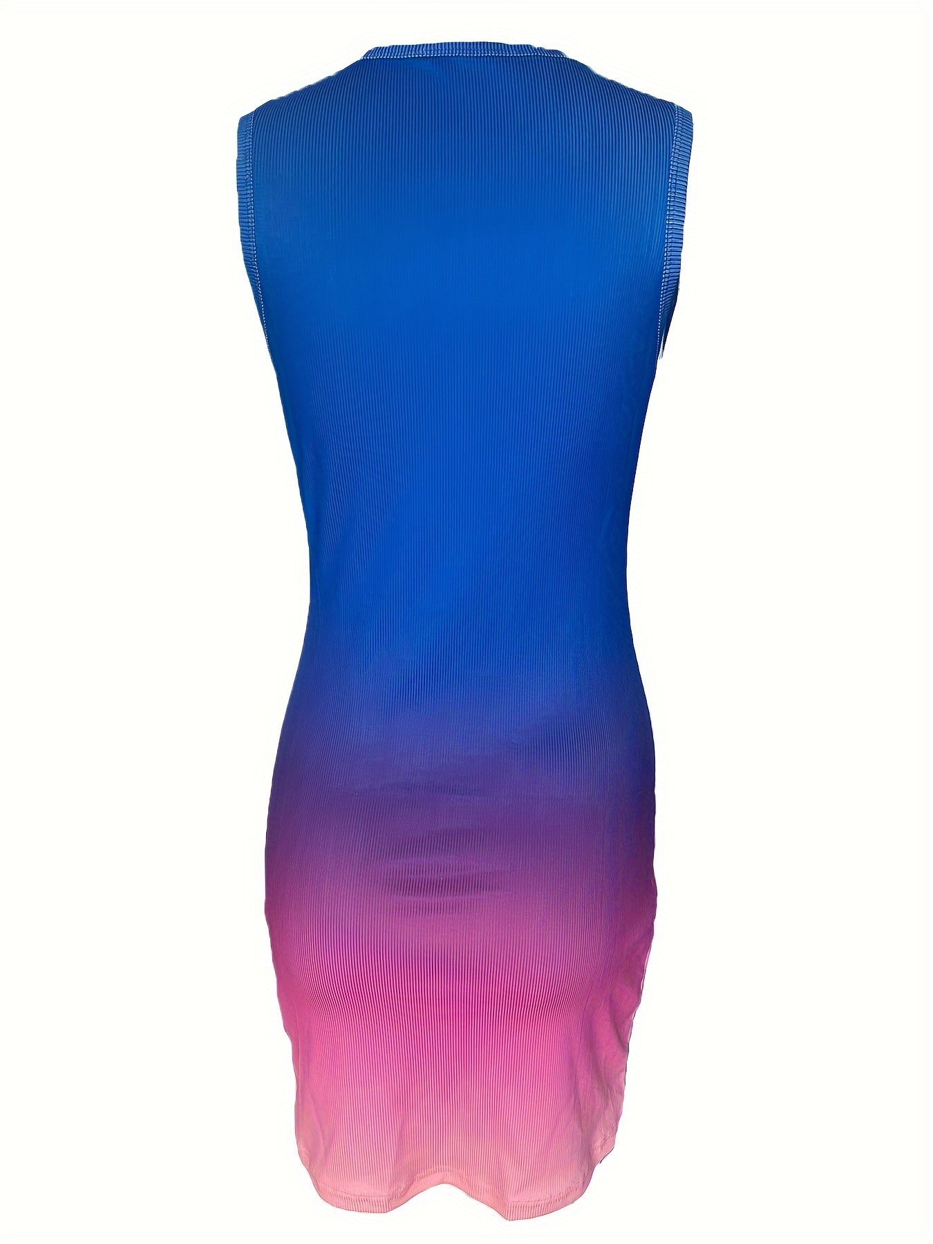 Elegantes Bodycon-Kleid mit Farbverlaufsdruck für Frauen