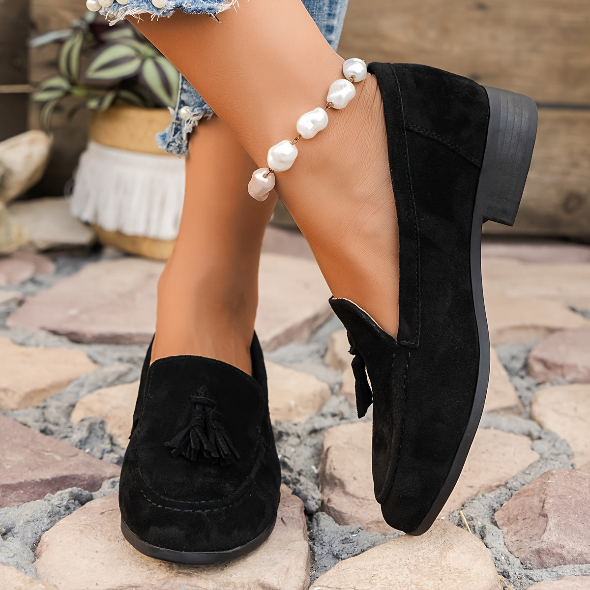 Tassel Loafers – Lässige Slip-On Schuhe mit Weicher Sohle