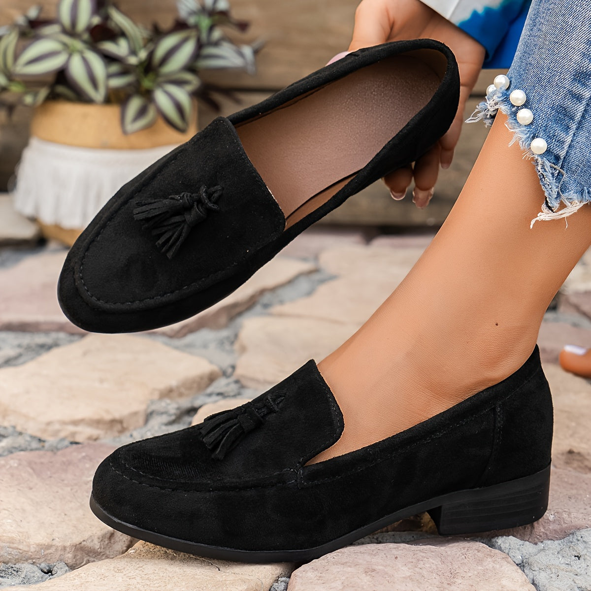 Tassel Loafers – Lässige Slip-On Schuhe mit Weicher Sohle