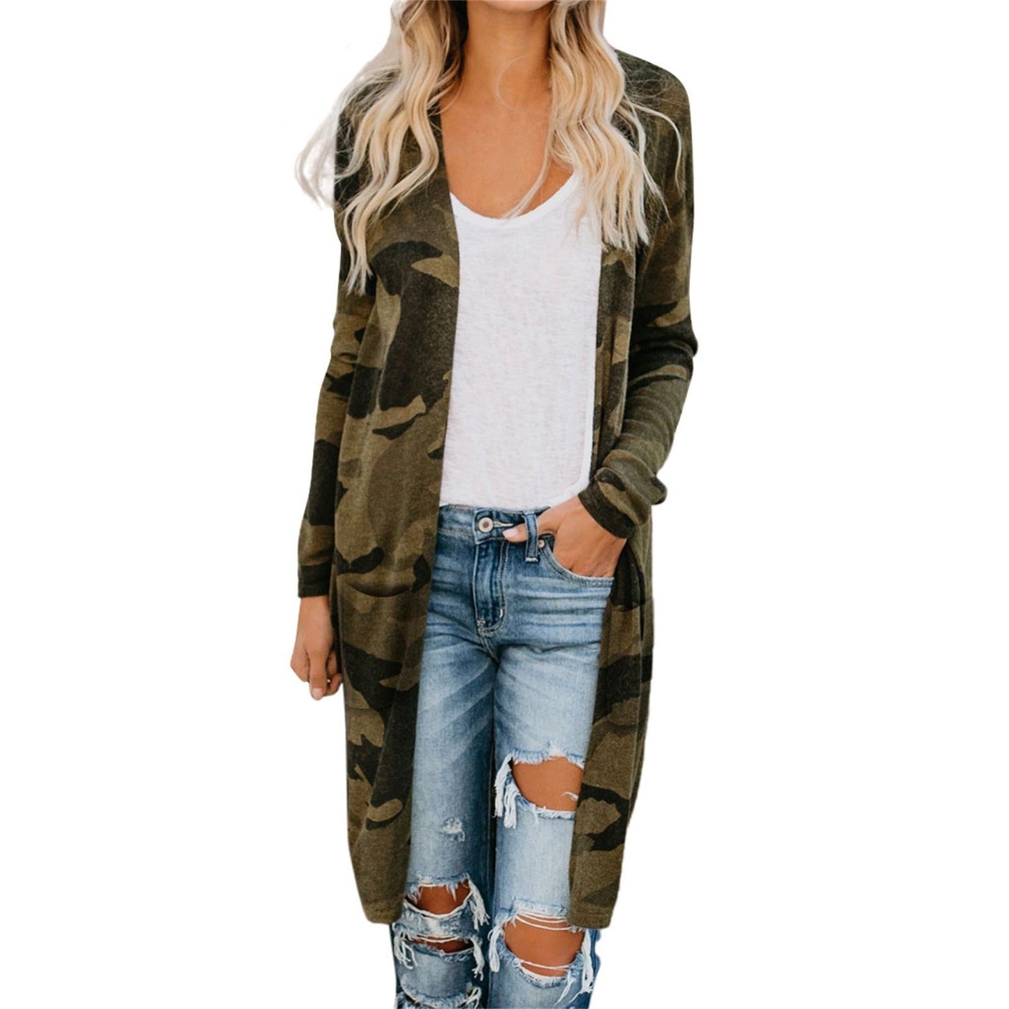 Damen Trenchcoat Outdoor Täglich Ausgehen Frühling Langer Mantel