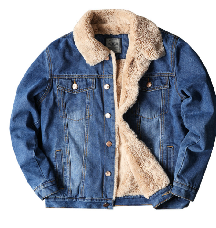 Ember - Fleece-Futter Lässige Denim-Jacke
