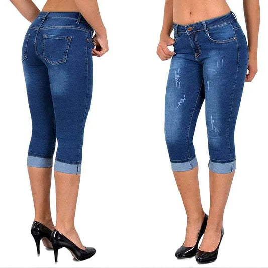 Emilie Denim-Leggings in Übergröße