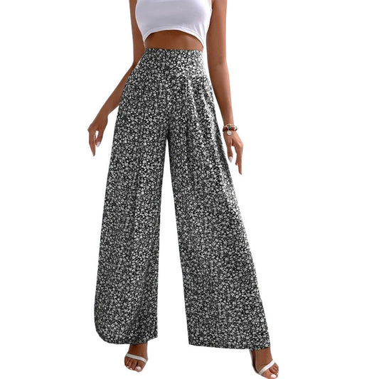 Jasmin's Florale Eleganz Bootcut-Hosen