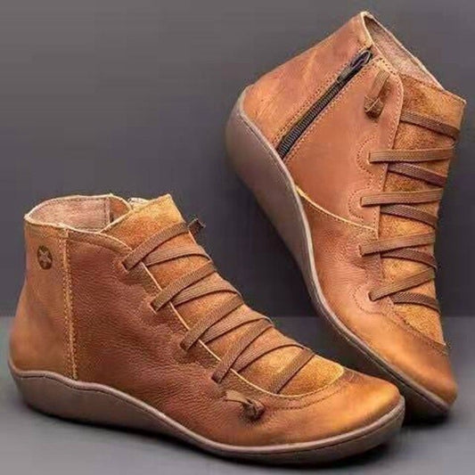 Brielle | Schneestiefel aus Leder