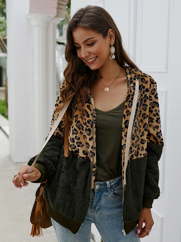 Clarity | Langärmelige Jacke mit Leopardenmuster