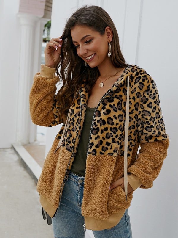 Clarity | Langärmelige Jacke mit Leopardenmuster